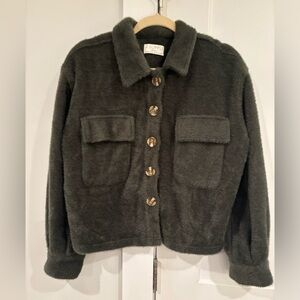 Z Supply Cropped Button-Up Jacket